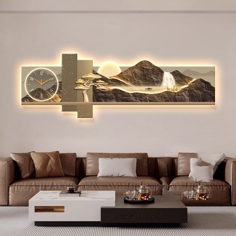 Luxury Lifestyle Aesthetic - Reloj de Pared de Gran Tamaño,