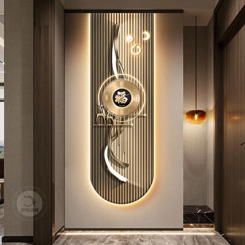 Luxury Lifestyle Aesthetic - Reloj de Pared Estético y Bonito,