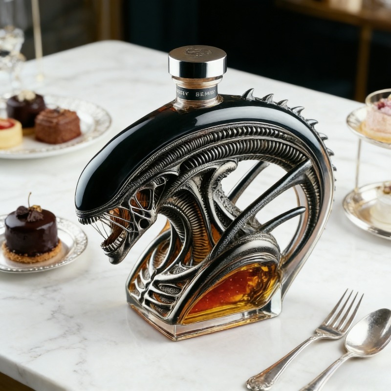 Glass Decanter Whiskey - Decantador de Whisky con Forma de