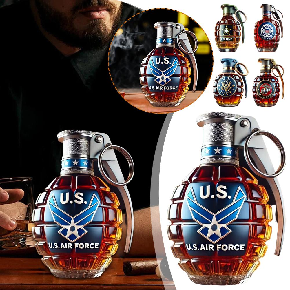 Glass Decanter Whiskey - Botella decantadora de whisky con forma