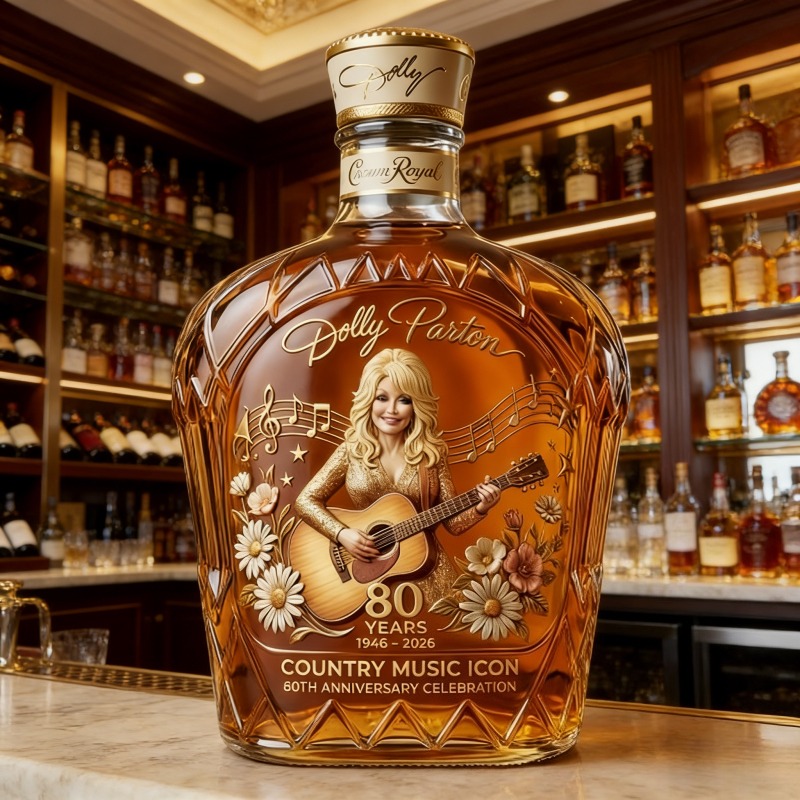 Glass Decanter Whiskey - Decantador de Whisky con Temática de