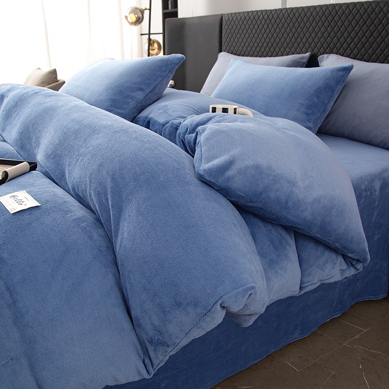 Linen Duvet Cover - Juego de cama de cuatro piezas
