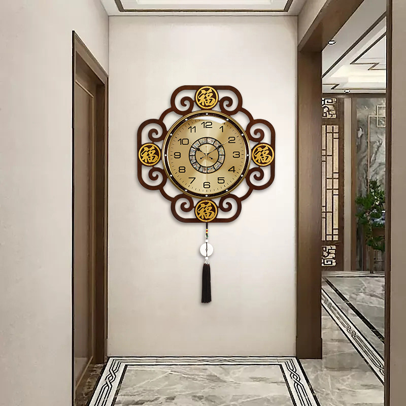 Luxury Lifestyle Aesthetic - Relojes de Pared de Estilo Chino,