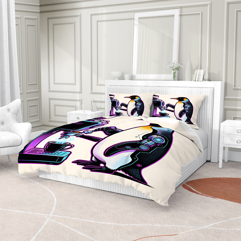 Juego de funda de edredón con  - Linen Duvet Cover reseña y precio