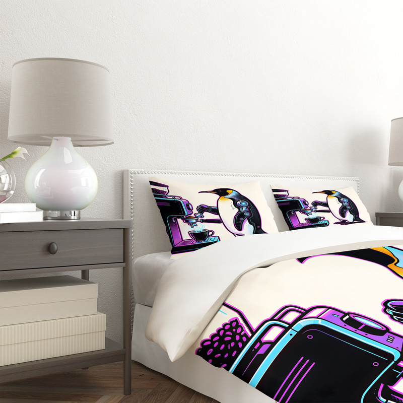 Juego de funda de edredón con  - Linen Duvet Cover reseña y precio