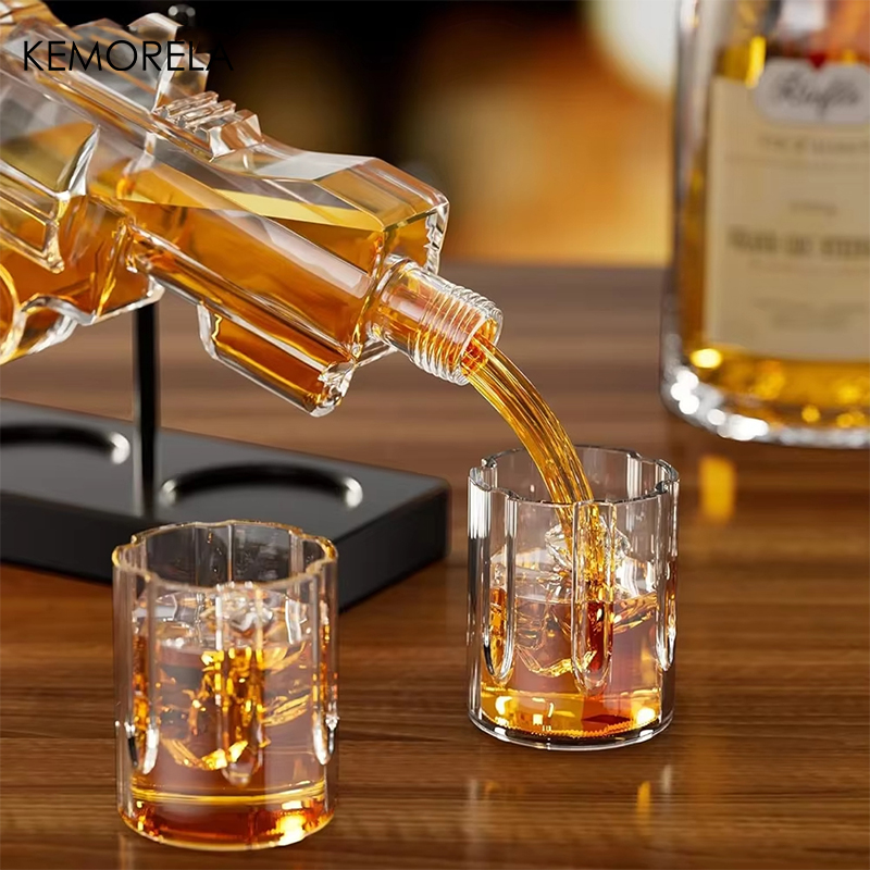 KEMORELA- decantador de vidrio - Glass Decanter Whiskey reseña y precio