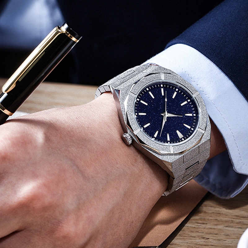 Reloj dorado Stardust cepillad - Luxury Lifestyle Watches reseña y precio