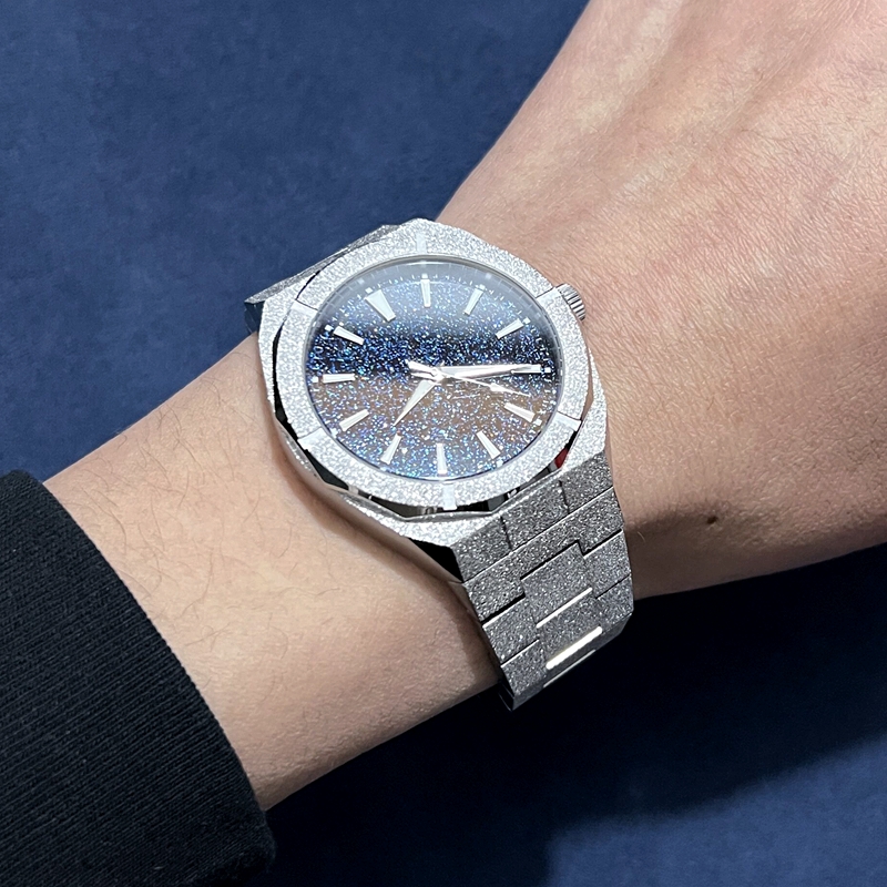 Reloj dorado Stardust cepillad - Luxury Lifestyle Watches reseña y precio