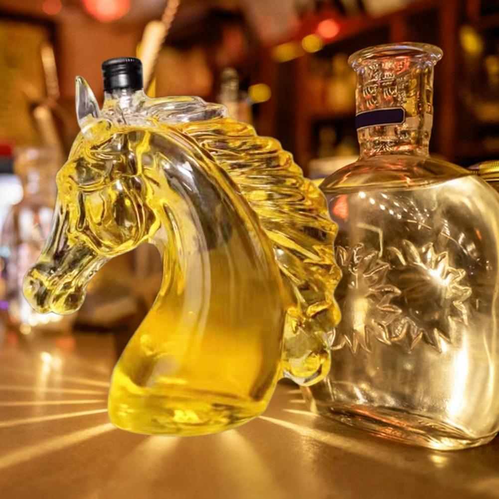Botella de whisky con forma de - Glass Decanter Whiskey reseña y precio