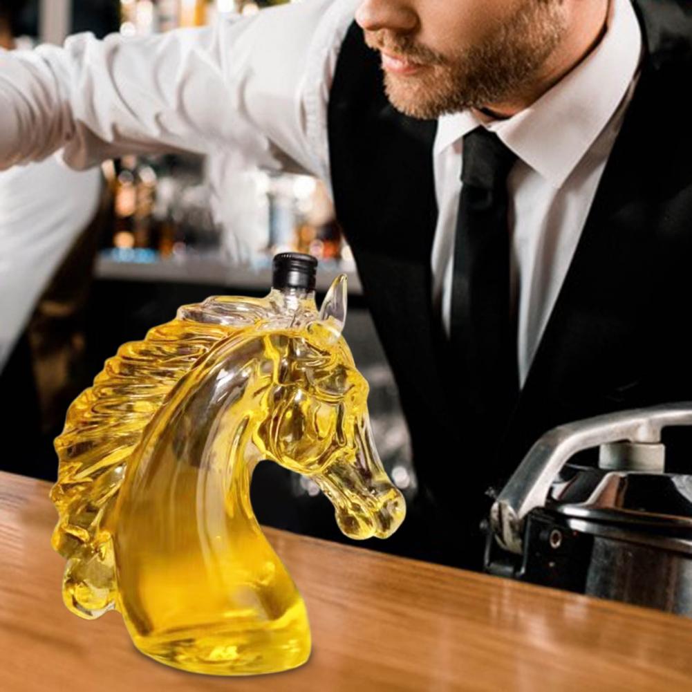 Botella de whisky con forma de - Glass Decanter Whiskey reseña y precio