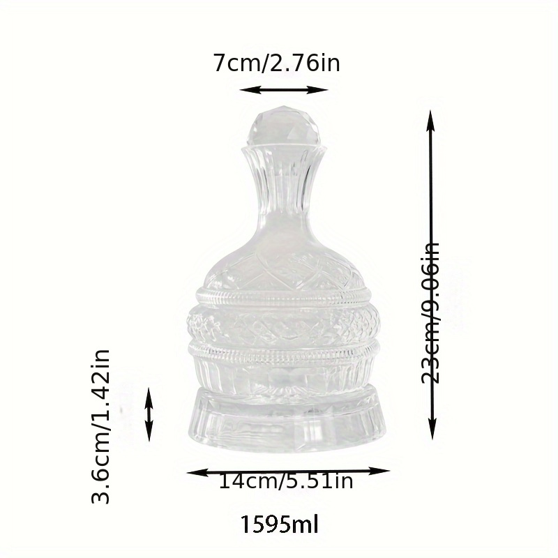 Decantador de vino de cristal, - Glass Decanter Whiskey reseña y precio