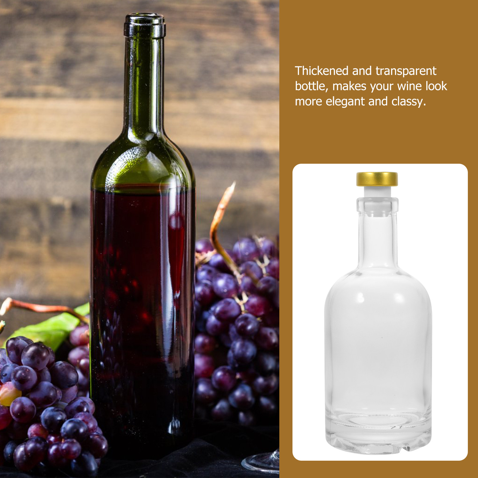 2 unidades de botellas de vino - Glass Decanter Whiskey reseña y precio
