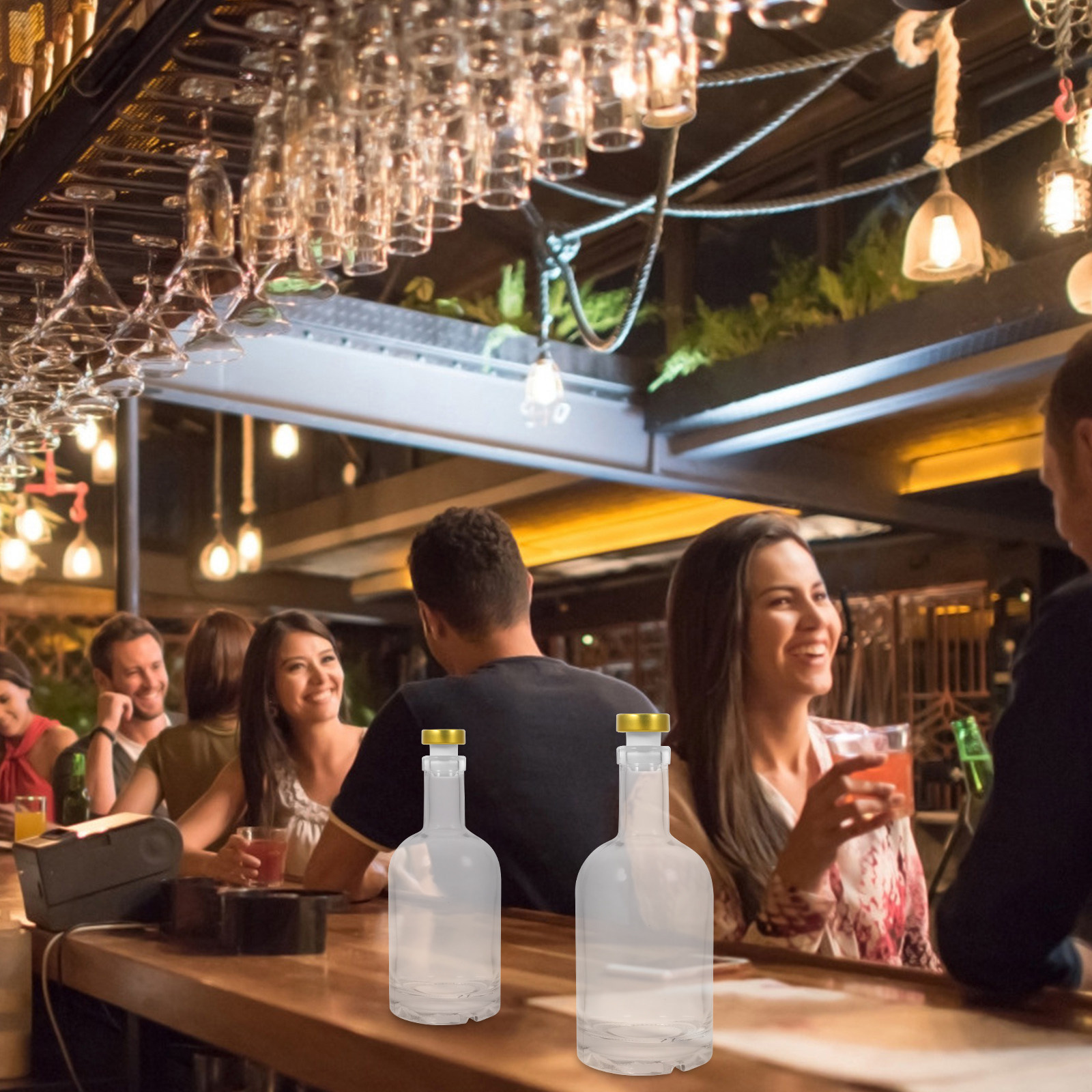 2 unidades de botellas de vino - Glass Decanter Whiskey reseña y precio