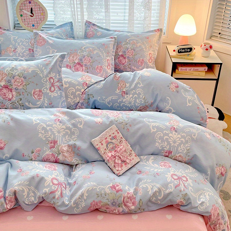 Juego de Ropa de Cama Pastoral - Linen Duvet Cover reseña y precio