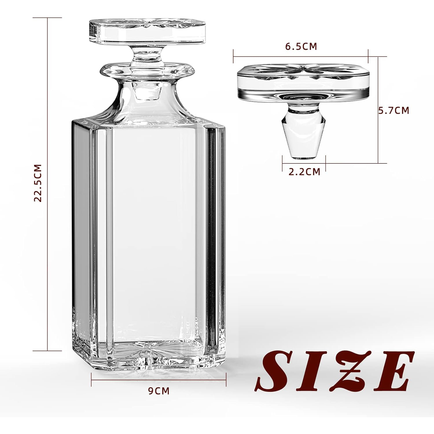 Decantador de vidrio - Decanta - Glass Decanter Whiskey reseña y precio